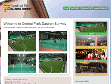 Tablet Screenshot of centralparkdataransunway.com